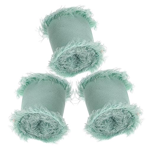 DECORNIJIA 3 Rollen Chiffon-gürtel Mit Ungesäumten Kanten Hellblaues Band Rustikal Bänder Für Blumensträuße Sackleinenband Rosa Schleife Stoff Lieferungen Farbig Hochzeit Sky-blue Polyester DECORNIJIA 3 Rollen Chiffon-gürtel Mit Ungesäumten Kanten Hellblaues Band Rustikal Bänder Für Blumensträuße Sackleinenband Rosa Schleife Stoff Lieferungen Farbig Hochzeit Sky-blue Polyester von DECORNIJIA