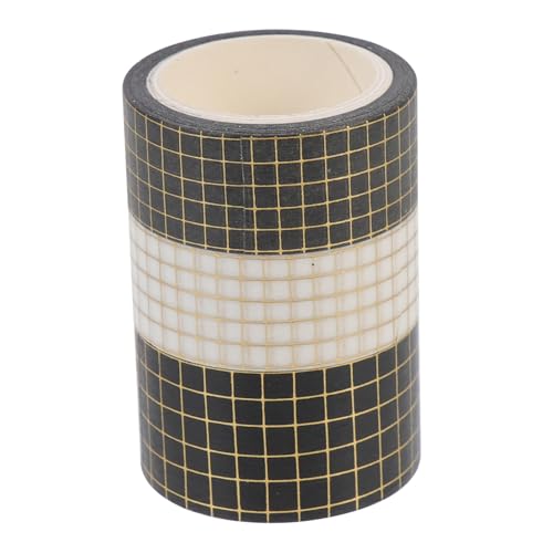 DECORNIJIA 3 Rollen Handbuch Klebeband Dekoratives Washi Tape mit Goldfolie für DIY Scrapbooking Tagebücher Fotoalben Kreative Bastelarbeiten DECORNIJIA 3 Rollen Handbuch Klebeband Dekoratives Washi Tape mit Goldfolie für DIY Scrapbooking Tagebücher Fotoalben Kreative Bastelarbeiten von DECORNIJIA