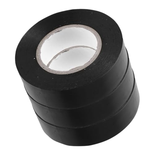 DECORNIJIA 3 Rollen Hochtemperatur Isolierband Elektrisches Klebeband für Professionelle Anwendungen PVC Kabelisolierung für Elektroinstallation und Fahrzeugverkabelung Schwarz von DECORNIJIA