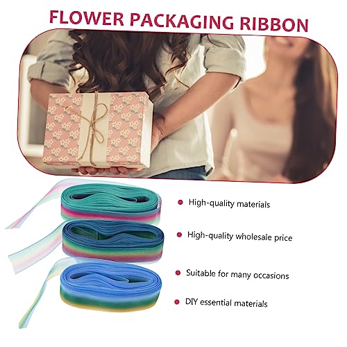 DECORNIJIA 3 Rollen Yards Chiffon Geschenkband für Diy Bastelprojekte Leichte und Strapazierfähige Dekorationsbänder für Verpackungen und Haarschmuck DECORNIJIA 3 Rollen Yards Chiffon Geschenkband für Diy Bastelprojekte Leichte und Strapazierfähige Dekorationsbänder für Verpackungen und Haarschmuck von DECORNIJIA