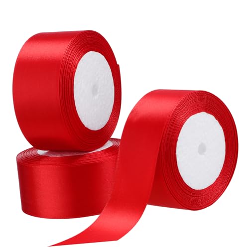 DECORNIJIA 3 Rollen verpackung Band Punkt Party Korb Willkommen Goldenes Band Kreis seidenband Bänder zum Verpacken von Geschenken Geschenkbänder Geschenkverpackungsbänder Polyester von DECORNIJIA