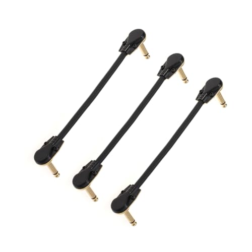 DECORNIJIA 3 STÜCKE Instrumentenkabel mit Vergoldetem Stecker Gerades Rechtwinkliges Klinkenkabel für Bass Keyboard und Effektpedale Doppelt Geschirmt Rauscharm Robuste Metallstecker DECORNIJIA 3 STÜCKE Instrumentenkabel mit Vergoldetem Stecker Gerades Rechtwinkliges Klinkenkabel für Bass Keyboard und Effektpedale Doppelt Geschirmt Rauscharm Robuste Metallstecker von DECORNIJIA