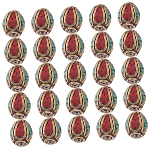 DECORNIJIA 3 Sätze Nepalese Handgemachte Buddha Perlen Messing Abstandshalter Perlen Für Schmuckherstellung Vintage Stil Für Armbänder Und Diy 20 Stück * 3 DECORNIJIA 3 Sätze Nepalese Handgemachte Buddha Perlen Messing Abstandshalter Perlen Für Schmuckherstellung Vintage Stil Für Armbänder Und Diy 20 Stück * 3 von DECORNIJIA