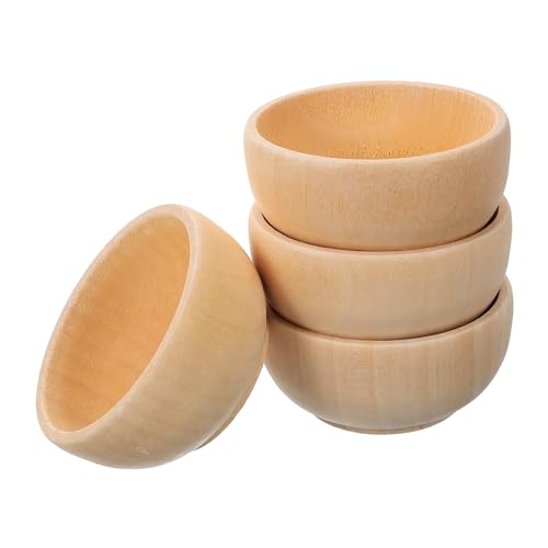 DECORNIJIA 3 Sätze Teiliges Holzschalen Set Für Unvollendete Diy Holzspielzeuge Zur Kreativen Gestaltung Und Dekoration Für Bastelprojekte Und Fantasievolles 4 Stück * 3 DECORNIJIA 3 Sätze Teiliges Holzschalen Set Für Unvollendete Diy Holzspielzeuge Zur Kreativen Gestaltung Und Dekoration Für Bastelprojekte Und Fantasievolles 4 Stück * 3 von DECORNIJIA