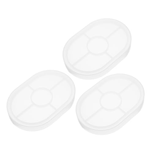 DECORNIJIA 3 Stück Ovale Silikonform für Epoxidharz Untersetzer Langlebig Verformbar Leicht zu Entformen für Diy Harzkunst Vielseitige Gießform für Becherunterlagen und Schmucktabletts DECORNIJIA 3 Stück Ovale Silikonform für Epoxidharz Untersetzer Langlebig Verformbar Leicht zu Entformen für Diy Harzkunst Vielseitige Gießform für Becherunterlagen und Schmucktabletts von DECORNIJIA