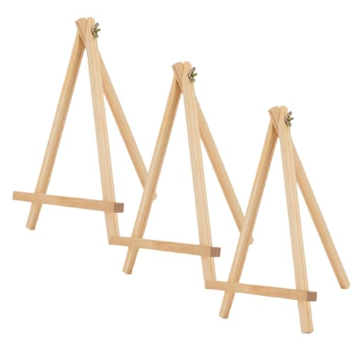 DECORNIJIA 3 Stück Teiliges Holz Staffelei Tischstaffelei mit Stabilem Dreibein für Kleine Gemälde Fotos Postkarten Präsentationen für Künstler Zuhause Büro Dekoration DECORNIJIA 3 Stück Teiliges Holz Staffelei Tischstaffelei mit Stabilem Dreibein für Kleine Gemälde Fotos Postkarten Präsentationen für Künstler Zuhause Büro Dekoration von DECORNIJIA