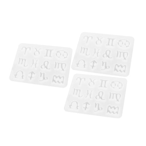 DECORNIJIA 3 Stück Teiliges Silikon Schlüsselanhänger Gießform Flexible Langlebige DIY Schmuck Anhänger Formen für Kreative Bastelprojekte Sternzeichen Design Einfache Entnahme DECORNIJIA 3 Stück Teiliges Silikon Schlüsselanhänger Gießform Flexible Langlebige DIY Schmuck Anhänger Formen für Kreative Bastelprojekte Sternzeichen Design Einfache Entnahme von DECORNIJIA