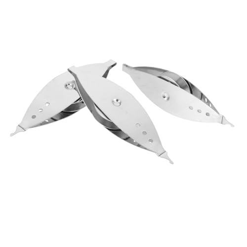 DECORNIJIA 3 Stück Teiliges Vintage Metall Tatting Shuttle Langlebiges Leichtes Spitzenherstellungszubehör für Handarbeit DIY Klöppeln Manuelles und Häkelarbeiten von DECORNIJIA