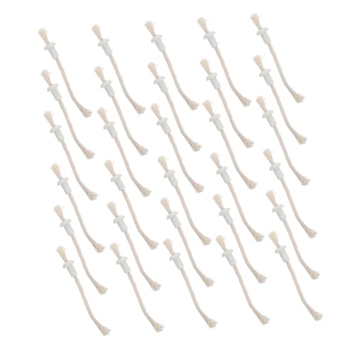 DECORNIJIA 30 Sätze Baumwoll Dochte mit Halterung Geflochtene Runde Öllampendocht Ersatz für Kerosinlampen Alkoholbrenner Vielseitig Kompatibel für DIY Kerzenherstellung und Lampenbeleuchtung DECORNIJIA 30 Sätze Baumwoll Dochte mit Halterung Geflochtene Runde Öllampendocht Ersatz für Kerosinlampen Alkoholbrenner Vielseitig Kompatibel für DIY Kerzenherstellung und Lampenbeleuchtung von DECORNIJIA