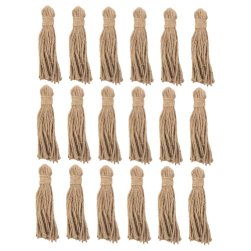 DECORNIJIA 30 Stück Jute Tasseln aus Natürlichem Juteseil für DIY Holzperlen Girlanden Bastelprojekte Rustikale Weihnachtsdeko Grobe Leinenoptik Nachhaltige Handwerksverzierung DECORNIJIA 30 Stück Jute Tasseln aus Natürlichem Juteseil für DIY Holzperlen Girlanden Bastelprojekte Rustikale Weihnachtsdeko Grobe Leinenoptik Nachhaltige Handwerksverzierung von DECORNIJIA