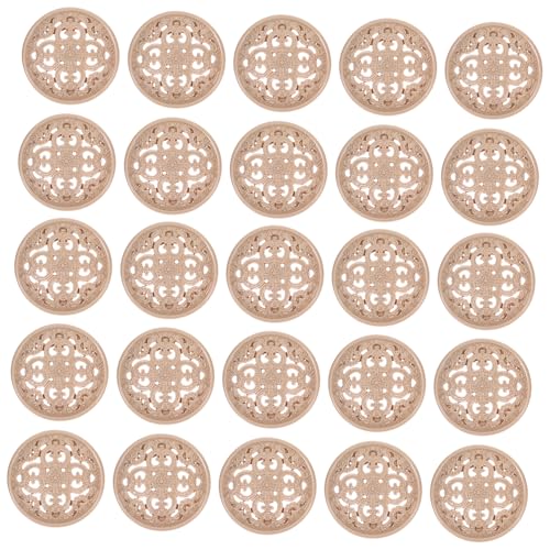 DECORNIJIA 30 Stück Metallknöpfe mit Hohlem Dreiecksmuster Goldfarbene Blazerknöpfe Robuste DIY Nähknöpfe für Jacken Pullover Mäntel Vielseitige Handarbeitsknöpfe von DECORNIJIA
