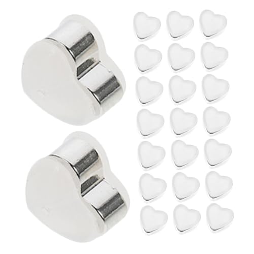 DECORNIJIA 30 Stück Silikon Ohrring Verschlüsse Herzförmig Transparent Weich Wiederverwendbar Komfortabel Für Ohrstecker Alltag Schlafen Ersatz Zubehör von DECORNIJIA
