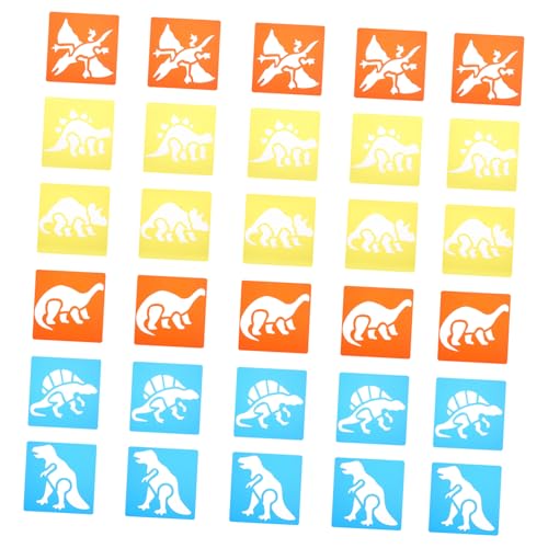 DECORNIJIA 30 Stück Teiliges Dinosaurier Malvorlagen für Wiederverwendbare Schablonen für Basteln und Zeichnen für Jungen und Fördert die Fantasie und Kreativität DECORNIJIA 30 Stück Teiliges Dinosaurier Malvorlagen für Wiederverwendbare Schablonen für Basteln und Zeichnen für Jungen und Fördert die Fantasie und Kreativität von DECORNIJIA