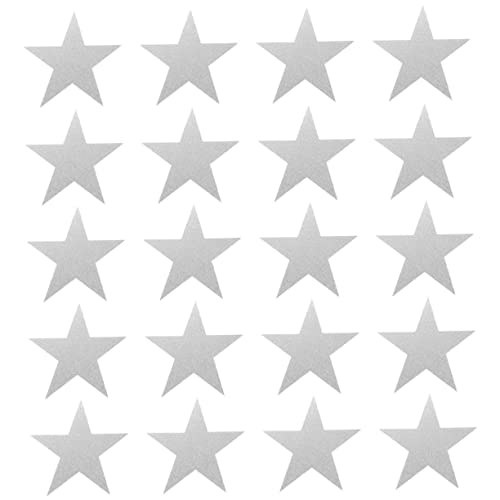 DECORNIJIA 30 Stück Teiliges Glitzerndes Sternen Papier für Kinderzimmer Pinnwand Klassenzimmer Deko Filigrane Fünf Punkte Papierausschnitte für Diy Graffiti und Kreative Wandgestaltung von DECORNIJIA