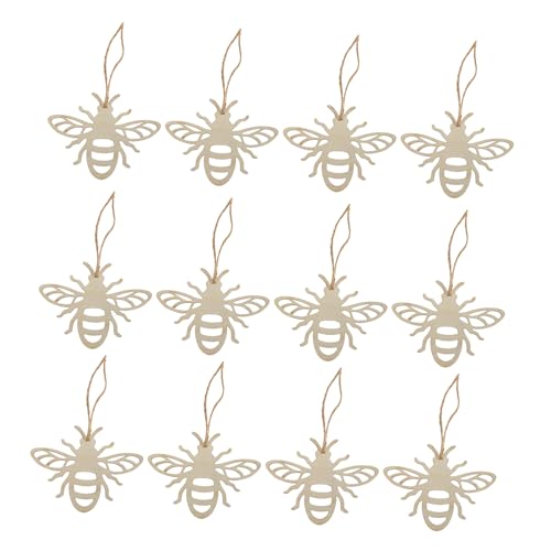 DECORNIJIA 30 Stück Teiliges Holz Bienen Deko Kreative Naturbelassene Holzscheiben Fein Gearbeitet Vielseitig für DIY Basteln und Hängende Dekorationen Geeignet DECORNIJIA 30 Stück Teiliges Holz Bienen Deko Kreative Naturbelassene Holzscheiben Fein Gearbeitet Vielseitig für DIY Basteln und Hängende Dekorationen Geeignet von DECORNIJIA