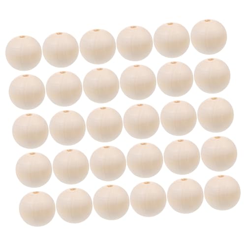 DECORNIJIA 30 Stück Teiliges Natürliche Unbehandelte Holzperlen Glatte Oberfläche Stabile DIY bastelperlen für Schmuck Dekorationen Rustikale Handwerksprojekte Vielseitig Verwendbar DECORNIJIA 30 Stück Teiliges Natürliche Unbehandelte Holzperlen Glatte Oberfläche Stabile DIY bastelperlen für Schmuck Dekorationen Rustikale Handwerksprojekte Vielseitig Verwendbar von DECORNIJIA