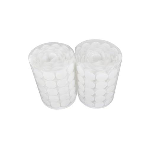 DECORNIJIA 300 Paare Selbstklebender Wiederverwendbares Befestigungsband Klebeband Selbstklebend Klebehaken Für Den Haushalt Streifen Sticky Tape Heavy Duty Aufkleber Weiß von DECORNIJIA