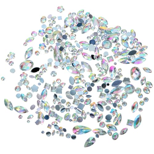 DECORNIJIA 300 Stück Bunte Acryl Flatback Strasssteine Flach Rückseite DIY Nailart Nagelschmuck Smartphone Hüllen Verzierung Schmucksteine für Bastelarbeiten und Dekoration DECORNIJIA 300 Stück Bunte Acryl Flatback Strasssteine Flach Rückseite DIY Nailart Nagelschmuck Smartphone Hüllen Verzierung Schmucksteine für Bastelarbeiten und Dekoration von DECORNIJIA