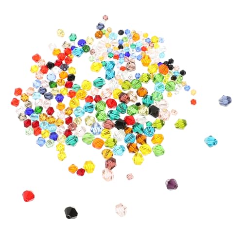 DECORNIJIA 300 Stück Bunte DIY Perlen Kristall Spacer Beads Schmuckherstellung Armband Auffädeln Bastelperlen für Halskette Ohrringe Handwerk DECORNIJIA 300 Stück Bunte DIY Perlen Kristall Spacer Beads Schmuckherstellung Armband Auffädeln Bastelperlen für Halskette Ohrringe Handwerk von DECORNIJIA