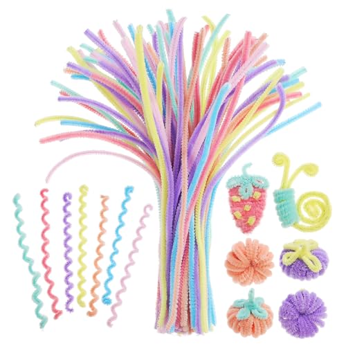 DECORNIJIA 300 Stück Chenille Sticks Pfeifenreiniger zum Basteln Lange Weiche Plüschige Basteldrahtstangen in Macaron farben Flexibel für Kreative DIY Dekorationen und Kunstprojekte von DECORNIJIA