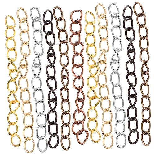 DECORNIJIA 300 Stück Erweiterte Halskettenverlängerungen Anpassungsketten für Armbänder und für Schmuckherstellung und DIY Projekte für an Partnerinnen von DECORNIJIA