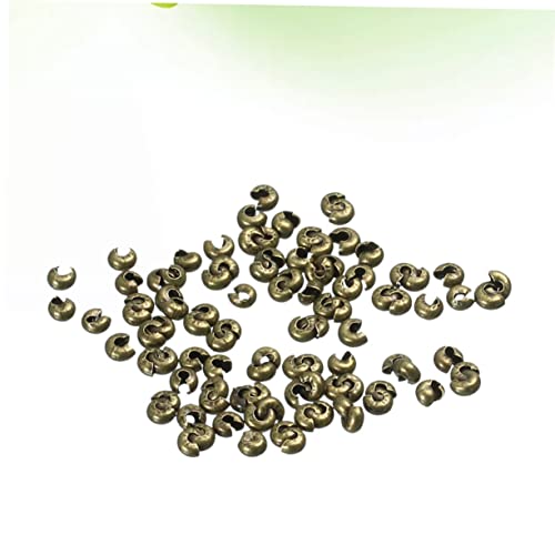 DECORNIJIA 300 Stück Kupferperlen für Diy Schmuckherstellung Abstandshalter und Quetschperlen Antikmessing für Armbänder und Ohrringe für Projekte DECORNIJIA 300 Stück Kupferperlen für Diy Schmuckherstellung Abstandshalter und Quetschperlen Antikmessing für Armbänder und Ohrringe für Projekte von DECORNIJIA