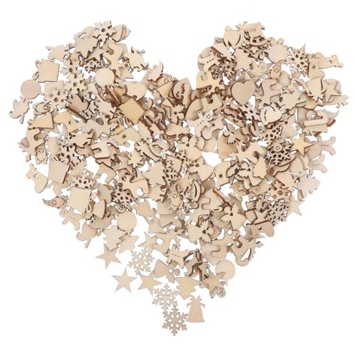 DECORNIJIA 300 Stück Teiliges Weihnachts Dekoset aus Naturbelassenen Holzscheiben DIY Bemalung für Christbaumschmuck Kreative Holzanhänger zum Basteln und Aufhängen für Erwachsene Vielseitige DECORNIJIA 300 Stück Teiliges Weihnachts Dekoset aus Naturbelassenen Holzscheiben DIY Bemalung für Christbaumschmuck Kreative Holzanhänger zum Basteln und Aufhängen für Erwachsene Vielseitige von DECORNIJIA