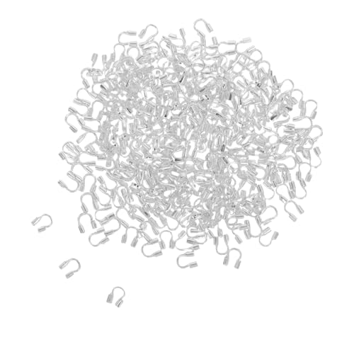 DECORNIJIA 300 Stück U Förmige Kupfer Drahtschutzbügel Schmuck Crimp Tubes für DIY Schmuckherstellung Präzise Endverbinder für Halsketten Armbänder Installieren Eleganter Kupferlook von DECORNIJIA