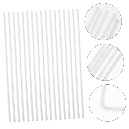 DECORNIJIA 300 Stück Weiße DIY Chenille Stiele Biegsame Bastelstäbe Handgefertigte Twisted Sticks Für Bastelarbeiten Schule Kindergarten DECORNIJIA 300 Stück Weiße DIY Chenille Stiele Biegsame Bastelstäbe Handgefertigte Twisted Sticks Für Bastelarbeiten Schule Kindergarten von DECORNIJIA