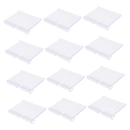 DECORNIJIA 30Stücke Etikettenhalter für Transparente Schilderständer mit Gummizug für Preisschilder Informationsetiketten für Supermarkt Einzelhandel von DECORNIJIA