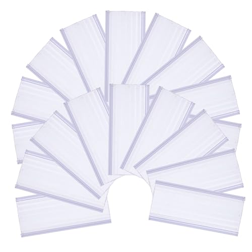 DECORNIJIA 30Stücke Regaletikettenhalter aus Bewegliche Etikettenhalter für Drahtregale Körbe Kühlschränke zur Organisation Beschriftung DECORNIJIA 30Stücke Regaletikettenhalter aus Bewegliche Etikettenhalter für Drahtregale Körbe Kühlschränke zur Organisation Beschriftung von DECORNIJIA