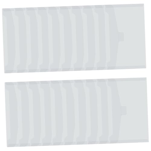 DECORNIJIA 35 Stück Teiliges Transparente Dokumententaschen aus Robustem PP und Reißfest als Rechnungstasche und Aufbewahrungsbeutel für Büro Schule und Reisen Praktischer Organizer für von DECORNIJIA