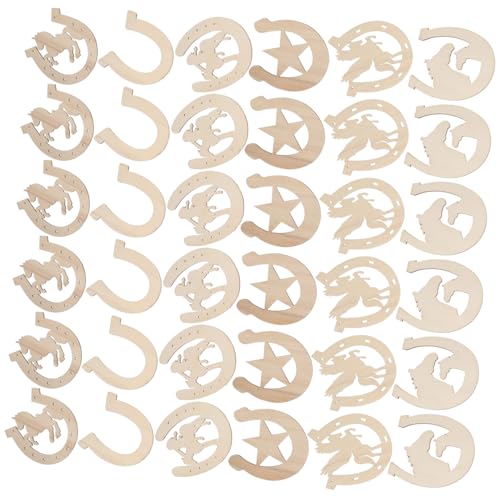 DECORNIJIA 36 Stück Teiliges Unvollendete Holzscheiben in Hufeisenform Naturbelassene DIY Holzchips für Kreative Bastelprojekte Kinderfreundlich für Party und Wohnungsdekoration DECORNIJIA 36 Stück Teiliges Unvollendete Holzscheiben in Hufeisenform Naturbelassene DIY Holzchips für Kreative Bastelprojekte Kinderfreundlich für Party und Wohnungsdekoration von DECORNIJIA