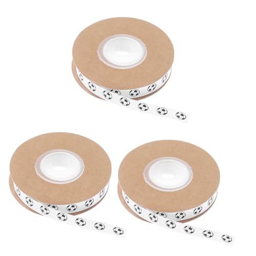 DECORNIJIA 3Roll Fußball Geschenkband Yards Breit Sportliches Grosgrainband Weiß Strapazierfähig Für Jungen Geburtstagsfeiern Partydekoration DIY Verpackung DECORNIJIA 3Roll Fußball Geschenkband Yards Breit Sportliches Grosgrainband Weiß Strapazierfähig Für Jungen Geburtstagsfeiern Partydekoration DIY Verpackung von DECORNIJIA