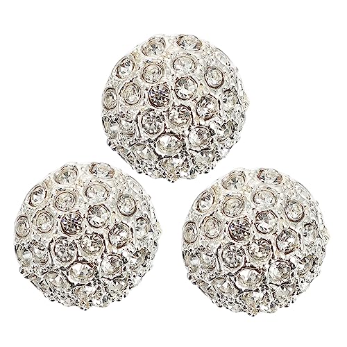 DECORNIJIA 3Stücke Strass Nähtasten für Pullover und Mäntel Runde Metallknöpfe mit Glitzer für DIY Handwerk Kleidungsknöpfe für Jacken und Blusen DECORNIJIA 3Stücke Strass Nähtasten für Pullover und Mäntel Runde Metallknöpfe mit Glitzer für DIY Handwerk Kleidungsknöpfe für Jacken und Blusen von DECORNIJIA