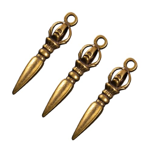 DECORNIJIA 3Stücke Vintage Vajra Anhänger Messing Einzigartige Desktop für Stilvolle Raumgestaltung und Bastelprojekte DECORNIJIA 3Stücke Vintage Vajra Anhänger Messing Einzigartige Desktop für Stilvolle Raumgestaltung und Bastelprojekte von DECORNIJIA