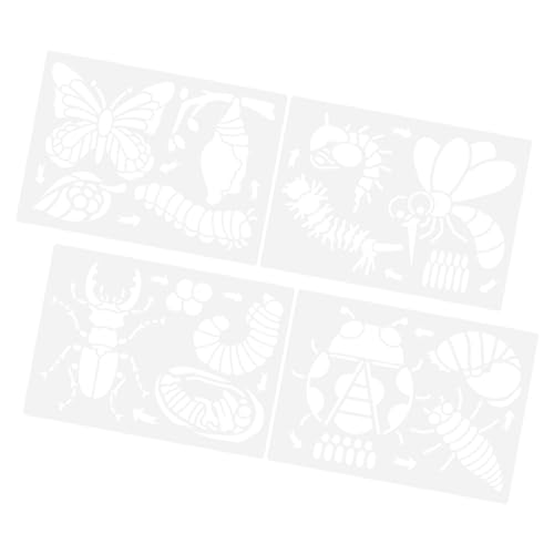 DECORNIJIA 4 Blätter Tier Malvorlagen Schablonen für Wiederverwendbar Flexibles Pet Material Kreativ für Schulprojekte und Bastelarbeiten Fördert das Zeichentalent Tiere DECORNIJIA 4 Blätter Tier Malvorlagen Schablonen für Wiederverwendbar Flexibles Pet Material Kreativ für Schulprojekte und Bastelarbeiten Fördert das Zeichentalent Tiere von DECORNIJIA