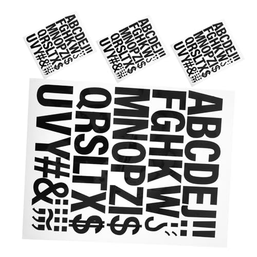 DECORNIJIA 4 Blätter Zum Aufbügeln Von Buchstaben: Transfers Für Kleidung, Wärmeübertragungsaufkleber Für Diy-bekleidung, Taschen, Hüte, Alphabet-patches, Einfach Anzubringen von DECORNIJIA