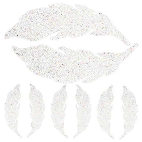 DECORNIJIA 4 Paare Blattflecken Flicken Für Jacken Strassaufnäher Für Kleidung Dekorative Fellflecken Leere Hüte Stoffflicken Für Kleidung Kompakte Hutaufnäher Band-patches Strasssteine Weiß DECORNIJIA 4 Paare Blattflecken Flicken Für Jacken Strassaufnäher Für Kleidung Dekorative Fellflecken Leere Hüte Stoffflicken Für Kleidung Kompakte Hutaufnäher Band-patches Strasssteine Weiß von DECORNIJIA