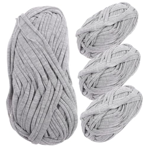 DECORNIJIA 4 Rollen Geflochtenes Garn für Diy Handarbeit Häkelgarn Strickgarn für Decken Taschen und Projekte DECORNIJIA 4 Rollen Geflochtenes Garn für Diy Handarbeit Häkelgarn Strickgarn für Decken Taschen und Projekte von DECORNIJIA