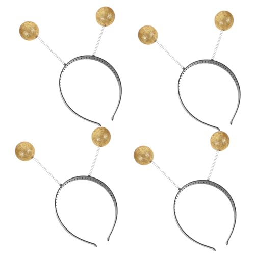 DECORNIJIA 4 Stück Glitzernde Haarbänder mit Schaumstoffkugeln Teiliges Komfortabel und Strapazierfähig Geeignet für Cosplay Partys und Kostümzubehör Kopfdeko für Fasching und Verkleidung DECORNIJIA 4 Stück Glitzernde Haarbänder mit Schaumstoffkugeln Teiliges Komfortabel und Strapazierfähig Geeignet für Cosplay Partys und Kostümzubehör Kopfdeko für Fasching und Verkleidung von DECORNIJIA