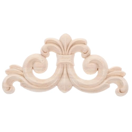 DECORNIJIA 4 Stück Holzornamente Möbel Holzapplikationen Geschnitzt Eckverzierung Natürliche Massivholz Onlay Dekor für Tür Kopfteil Hintergrundwand Vielseitig Verwendbar DECORNIJIA 4 Stück Holzornamente Möbel Holzapplikationen Geschnitzt Eckverzierung Natürliche Massivholz Onlay Dekor für Tür Kopfteil Hintergrundwand Vielseitig Verwendbar von DECORNIJIA