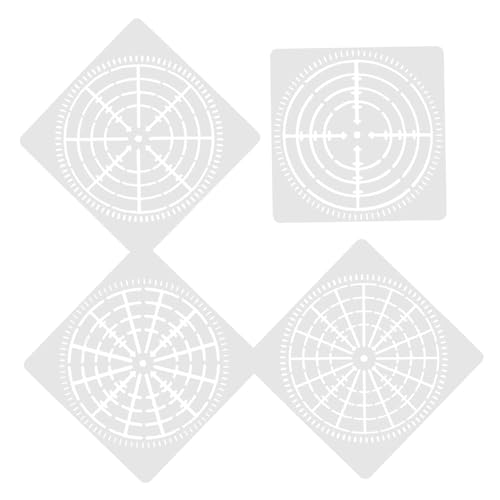 DECORNIJIA 4 Stück Mandala Schablonen Teiliges Mandala Dot Stencils Mittelgroß Segment DIY Wandmalerei Schablonen für Möbel Kunsthandwerk DECORNIJIA 4 Stück Mandala Schablonen Teiliges Mandala Dot Stencils Mittelgroß Segment DIY Wandmalerei Schablonen für Möbel Kunsthandwerk von DECORNIJIA