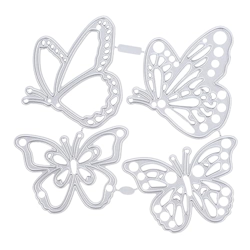 DECORNIJIA 4 Stück Papierhandwerk Herstellung Scrapbooking Schnitte Gestanzt Schmetterling Sterben Präge-stanzformen Scrapbook Stanzformen Selber Machen Bastelvorlage Silver Kohlenstoffstahl DECORNIJIA 4 Stück Papierhandwerk Herstellung Scrapbooking Schnitte Gestanzt Schmetterling Sterben Präge-stanzformen Scrapbook Stanzformen Selber Machen Bastelvorlage Silver Kohlenstoffstahl von DECORNIJIA