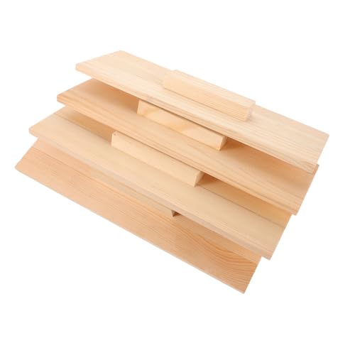 DECORNIJIA 4 Stück Rechteckige Seifenform Holzdeckel Staubdichter Ersatzdeckel für Seifenformen Universeller Schutz für Handgemachte Seife Verbesserte Oberflächenbildung und Reinigung während DECORNIJIA 4 Stück Rechteckige Seifenform Holzdeckel Staubdichter Ersatzdeckel für Seifenformen Universeller Schutz für Handgemachte Seife Verbesserte Oberflächenbildung und Reinigung während von DECORNIJIA