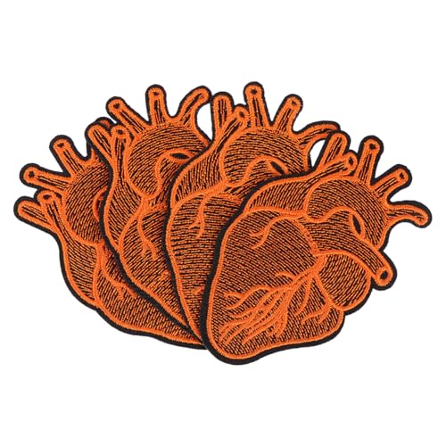 DECORNIJIA 4 Stück Teiliges Besticktes Schädel Herz Aufnäher Strapazierfähige Applikationen für Jacken Rucksäcke und DIY Kleidung Abwaschbare Kreative Näh Patches zum Verstärken und Verzieren DECORNIJIA 4 Stück Teiliges Besticktes Schädel Herz Aufnäher Strapazierfähige Applikationen für Jacken Rucksäcke und DIY Kleidung Abwaschbare Kreative Näh Patches zum Verstärken und Verzieren von DECORNIJIA