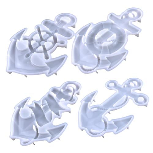 DECORNIJIA 4 Stück Teiliges Silikon Gießformen für Wanddekoration Wiederverwendbare Diy Ankerformen Hochwertigem Silikon für Handwerksprojekte und Wandkunst DECORNIJIA 4 Stück Teiliges Silikon Gießformen für Wanddekoration Wiederverwendbare Diy Ankerformen Hochwertigem Silikon für Handwerksprojekte und Wandkunst von DECORNIJIA