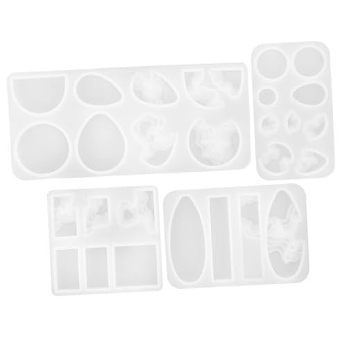 DECORNIJIA 4 Stück Teiliges Silikon Schmuckform für DIY Epoxidharz Anhänger Vielseitige Gießformen mit Glatter Oberfläche Langlebig und Sicher für Ohrringe und Schmuckherstellung DECORNIJIA 4 Stück Teiliges Silikon Schmuckform für DIY Epoxidharz Anhänger Vielseitige Gießformen mit Glatter Oberfläche Langlebig und Sicher für Ohrringe und Schmuckherstellung von DECORNIJIA