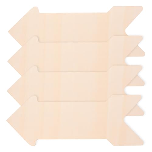 DECORNIJIA 4 Stück Unbehandelte Holzpfeile für DIY Basteln Graffiti Holzdeko Bastelmaterial Blanko Glatt und Verarbeitet Vielseitig Verwendbar DECORNIJIA 4 Stück Unbehandelte Holzpfeile für DIY Basteln Graffiti Holzdeko Bastelmaterial Blanko Glatt und Verarbeitet Vielseitig Verwendbar von DECORNIJIA