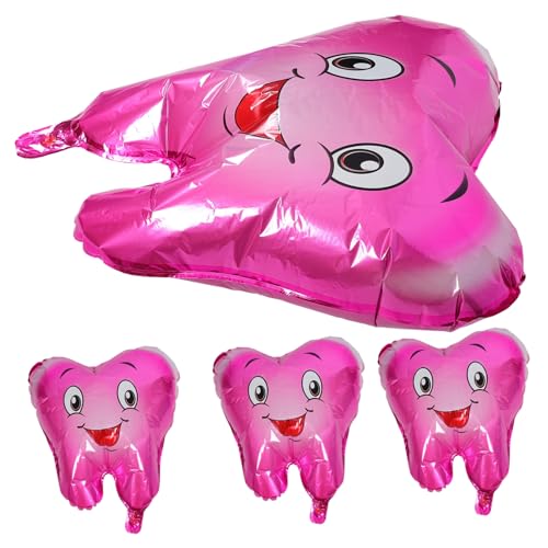 DECORNIJIA 4 Stück Zahnballons Shower Deko Aufblasbar Cartoon Zähne Luftballons für Erste Party Geburtstagsfeier Duschfeier DECORNIJIA 4 Stück Zahnballons Shower Deko Aufblasbar Cartoon Zähne Luftballons für Erste Party Geburtstagsfeier Duschfeier von DECORNIJIA